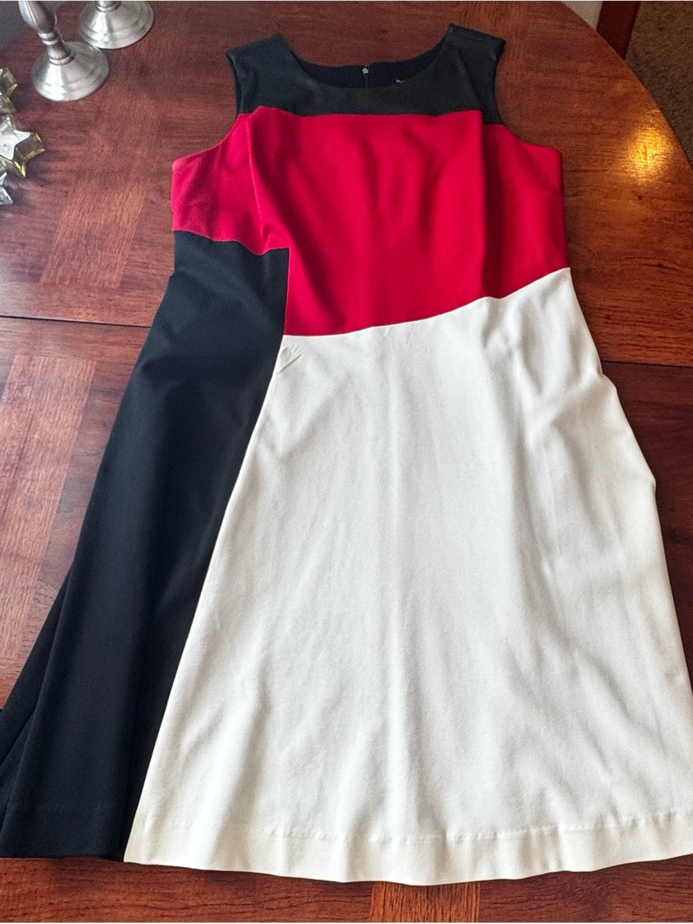 Prabal Gurung for Lane Bryant Size 20 Faux Leather Colorblock Dress